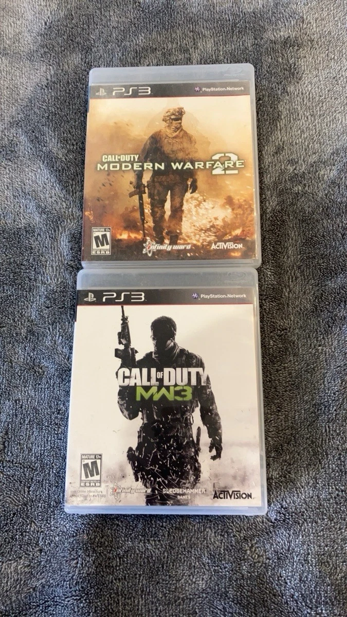 Lot Call Of Duty Modern Warfare 2 & MW3 - PS3 (NTSC) - Très Bon état, Shooter Mature