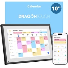 10.1 inch Digital Calendar Chore Chart Interactive Touchscreen, Smart Famil...