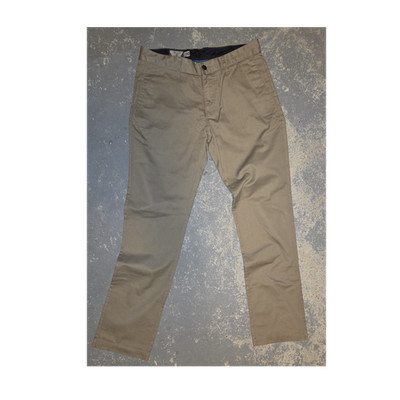 Volcom Chino Hose Herren Beige Größe 30 Schrittlänge 32in Gerades Bein