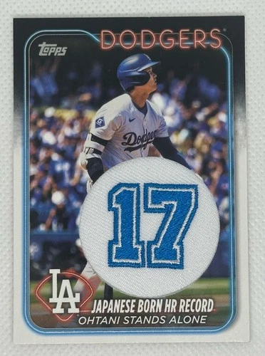 2024 Topps Update Shohei Ohtani #US-123 Custom Jersey Patch Card