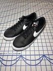 Nike Mens Court Legacy DH3162-001 Black White Leather Sneaker Shoes Size 6.5Y — photo 1
