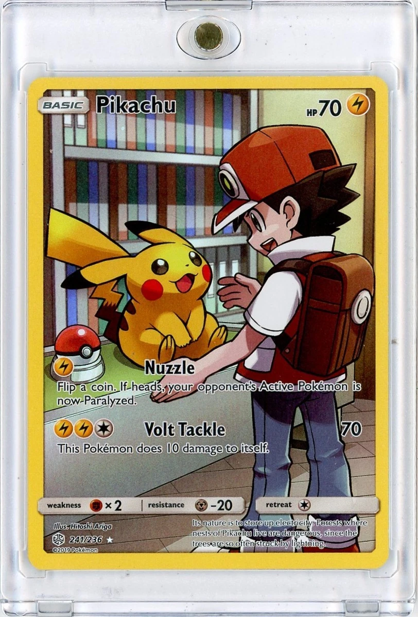 Pikachu Pokémon TCG Secret Rare Individual Collectible Card Game