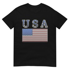 USA American Flag United States US Patriotic T-Shirt