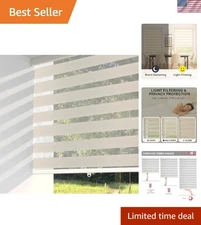 Cordless Zebra Window Shades - Light Filtering