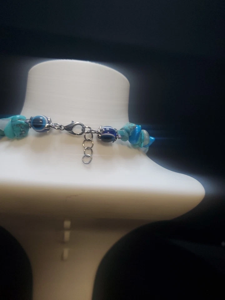 Collar cristal ágata teñido  Foto 4 de 4