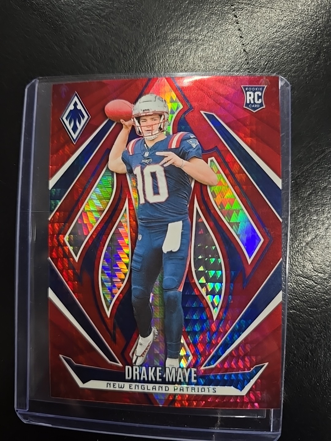 2024 Panini Phoenix - Rookies Drake Maye #179 Red Hyper /140 (RC)