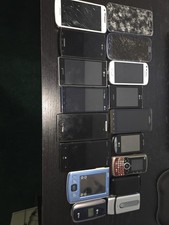 Lot of 17 Used Cell Phones Untested, No chargers Samsung,motorola,lg,nokia