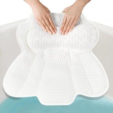Bath Pillows for Tub, Ergonomic Bathtub Pillow for Head, Neck  Bac... Fast Ship