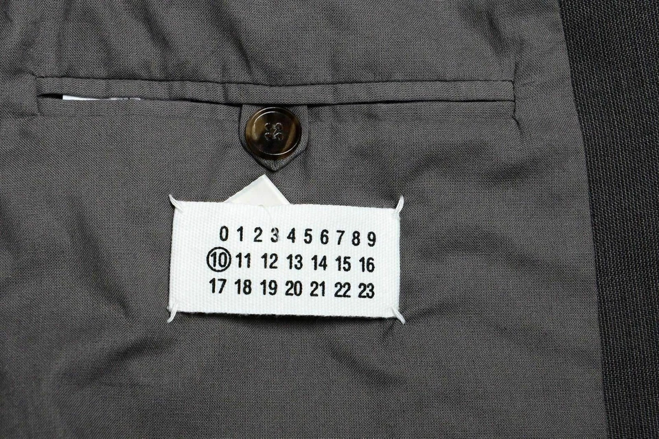 Blazer Abrigo Deportivo Maison Martin Margiela Para Hombre 100% Lana Gris EE. UU. 38 IT 48 Foto 4 de 4