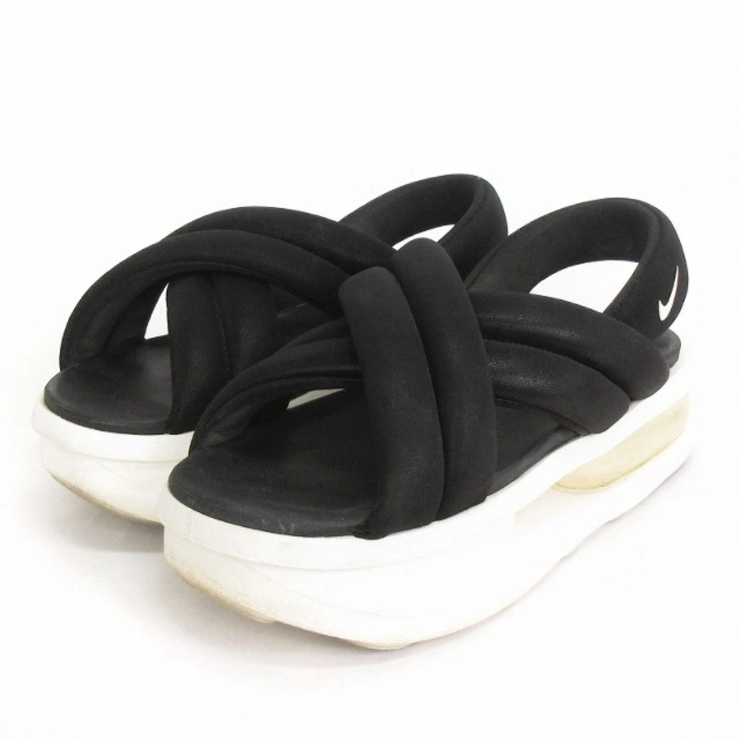 Nike AIR MAX ISLA SANDALO platform FJ5929 002 nero US8 25 cm scarpe usate e9c991607