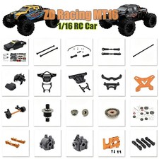 ZD Racing MT16 Rueda Buje Trasero Motor Engranaje ESC Batería Buje Trasero 1/16 RC Piezas Coche