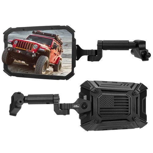 JOYTUTUS Mirrors Doors Off 2018-2023 Wrangler JL/JLU Gladiator JT Anti-Vibration