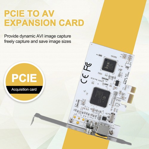 PCIE Expansion Card PCIE to AV Surveillance 640X480 Resolution Video9127 - Afbeelding 3 van 7