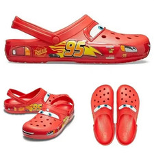 NEW Lightning McQueen Clog Adult Shoe Classic No Light up