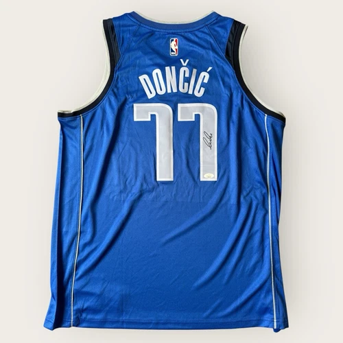 Luka Doncic Signed Autograph Auto Dallas Mavs Mavericks NBA Jersey JSA LOA