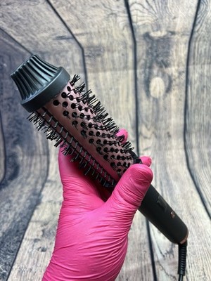 Natürliche Locken Haar Heiß Bürste Kamm 38mm 30S Schnell Erwärmen Glätten & Volumen