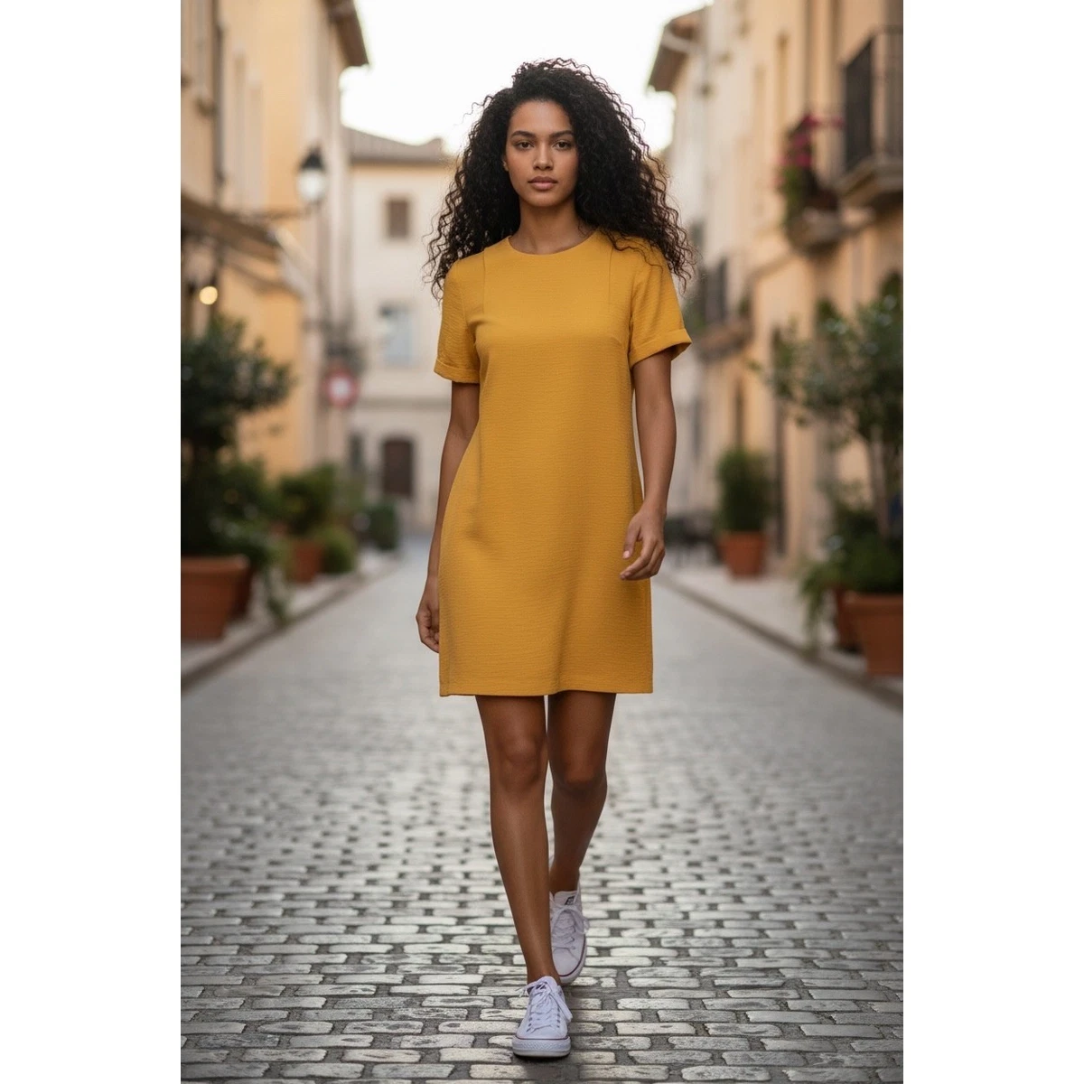 knee length dresses for ladies Simkhai Women's Kit Gilded Tweed Mini Dress in Gold Multi, Sequin, Size 4 main image 1