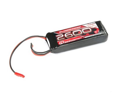 Robitronic R05206 LiPo Akku 2600mAh 2S 2/3A Straight Empfängerpack (EH)