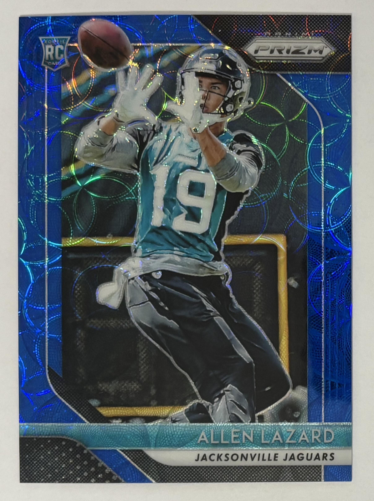 Allen Lazard 2018 Panini Prizm Prizm Blue Scope #294 #/99 - Jacksonville Jaguars