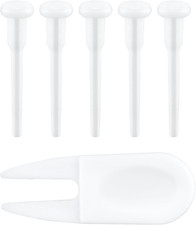 6 PCS Yoga Ball Replacement Plugs and Plug Puller Kit, Pilates Ball Air Stopper