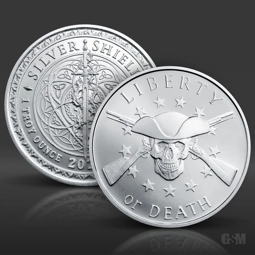 1 oz Liberty or Death BU Silver Round 2026