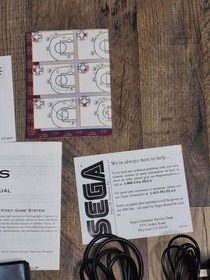 Sega Genesis Console Bundle TESTED 2 Controllers All Cables RF 3 games