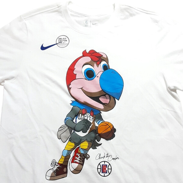 Nike LA Los Angeles Clippers Chuck the Condor Mascot Dri-FIT