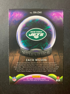 スーパーナチュラル 2021 Panini Contenders ZACH WILSON Supernatural Insert RC