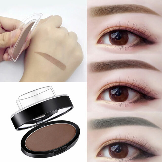 Eyebrow Stamp Natural Powder Shadow Waterproof Long-Lasting Brow Dye Makeup UK