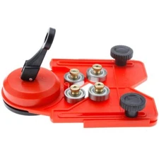 Open Box Drill Bit Hole Saw Guide Jig Fixture Vacuum Suction Base Cooler Input
