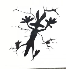 WILE E COYOTE VINYL DECAL STICKER FUNNY SPLAT FOR CAR TRUCK LAPTOP STICKER