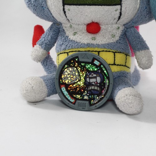 Set of 2 Robonyan Yo-kai Watch 6" Plush Dolls with yokai medal - Picture 2 of 10