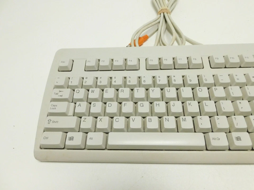 OEM Compaq KB-9860 PS/2 Wired Beige Vintage Retro QWERTY - Tested - Image 4 of 4