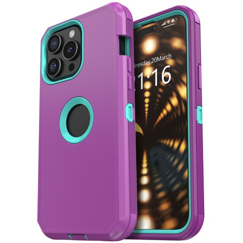 For Apple iPhone 15 Plus/15 Pro/Pro Max Case Shockproof Cover / Screen Protector - Picture 43 of 62