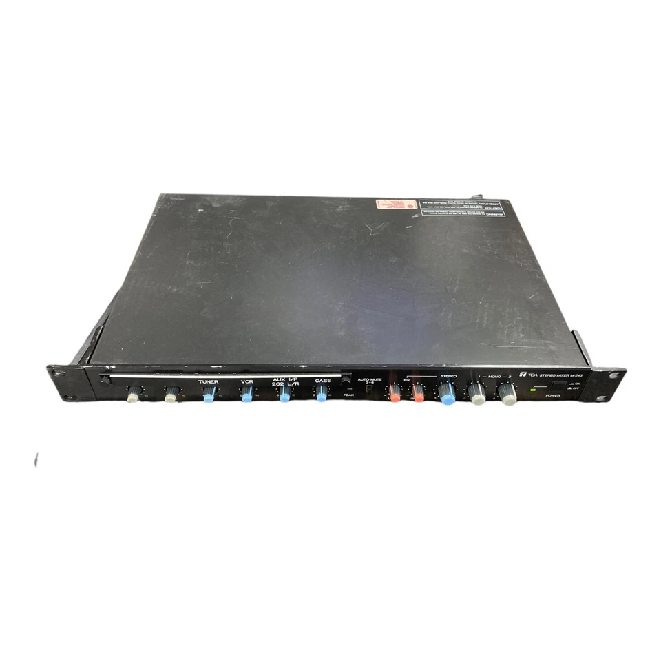 🎛️ TOA M-243 Stereo Mixer – Rack Mount – Pro Audio Gear 🎚️ - Image 3 of 4