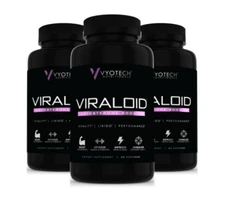Natural Testosterone Booster Optimize Muscle Strength  Viraloid by Vyotech 3 Bt