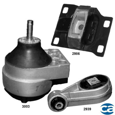 Engine Motor Mounts & Trans. Mount 3Pcs Set for Ford Focus 00-04 2.0L Vin (3)