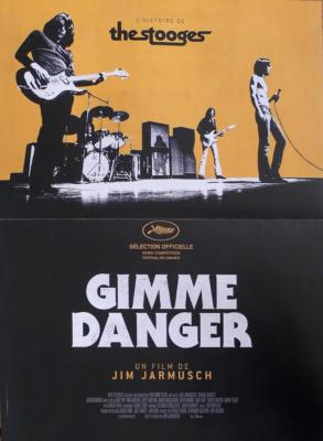 GIMME RISK - JARMUSCH / IGGY POP / THE STOOGES - ORIGINAL KLEINES FILMPLAKAT
