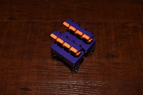 K'NEX Micro Roller Coaster Cars Ampia Selezione Blu Arancione Rosso Oro Argento KNEX - Foto 13 di 42