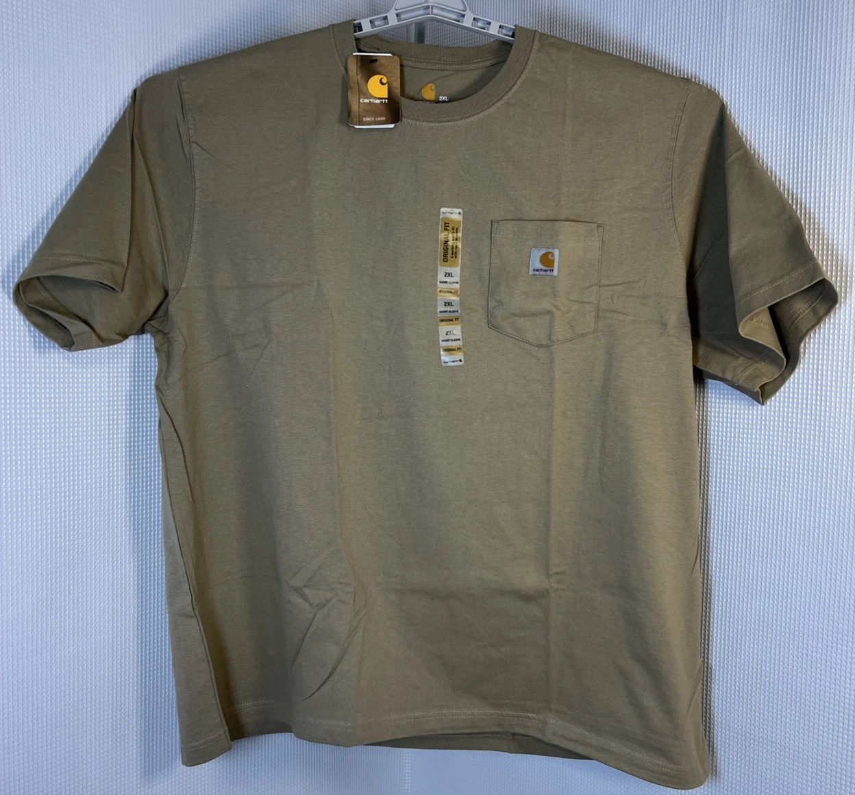 Carhartt Desert Shirt Men's 2X Original Fit Short Sleeve T-shirt Pocket PP27
