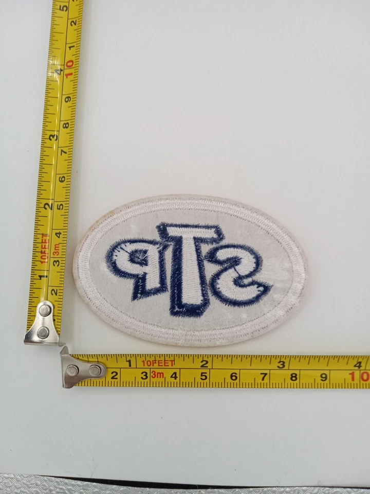 STUNNING EMBROIDERED "STP" SEW-ON, IRON-ON PATCH... - Image 2 of 2