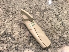 Culinare Safety Can - Hand Held Can Opener - Easy Grip 6.5  - White Smooth Edge