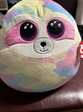 TY Beanie Squishies Squish-A-Boos Cooper the Hedgehog Plush Stuffed Toy 12"