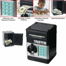 Electronic Piggy Bank ATM Password Money Box ATM Bank Safe Box Cash Coins Saving
