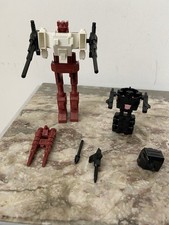 TRANSFORMERS G1 HASBRO TAKARA 1985 GROS LOT ACCESSOIRES METROPLEX LOOSE BEL ÉTAT