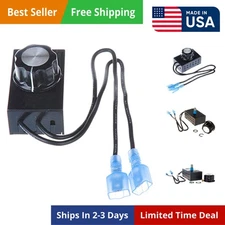 Durablow MFBSC03A Fireplace Stove Variable Rheostat Speed Switch, Black