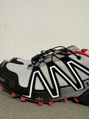 Zapatos de Senderismo Tenis Salomon Speedcross 3 (128652) EE. UU. Para Hombre Talla 8 ROJO/GRIS - Imagen 11 de 17