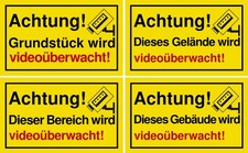 Schild - Gel&auml;nde Geb&auml;ude Grundst&uuml;ck wird video&uuml;berwacht KU - Video&uuml;berwachung