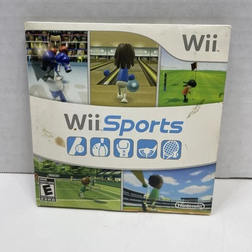 Wii Sports (Nintendo Wii, 2006) - In Sleeve With Manual - Tested & Working!