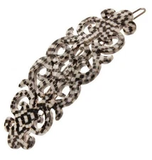France Luxe Elysee Barrette Tige Boule Clasp Opera Silver French Clip Ret $28